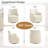 Small Swivel Chair, Boucle Upholstered Fabric Barrel Chair-856009053