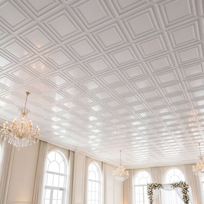 Tuile de plafond économique en PVC