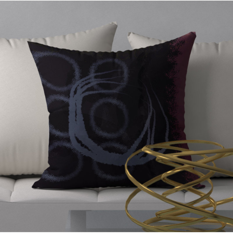  Housse et insert de coussin carré sans transformation, 18" x 18"