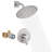 Modern Wall Mount Single Handle Shower Faucet-114805225