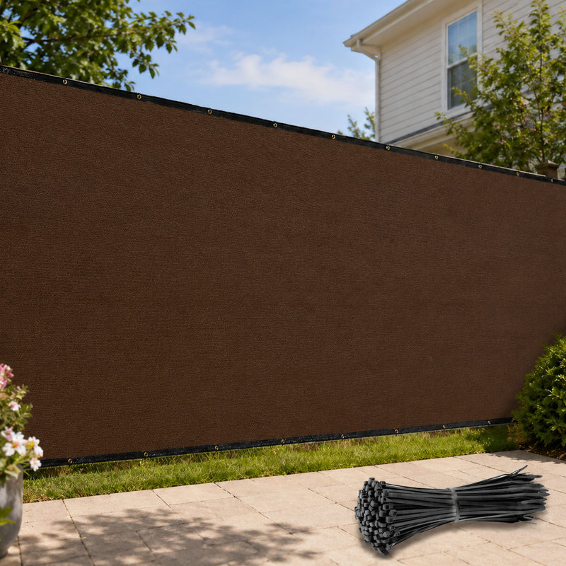 Colour Tree Privacy Screen & Windscreen Fabric Cover – Durable Outdoor Fence Protection, UV-Resistant, Easy Installation