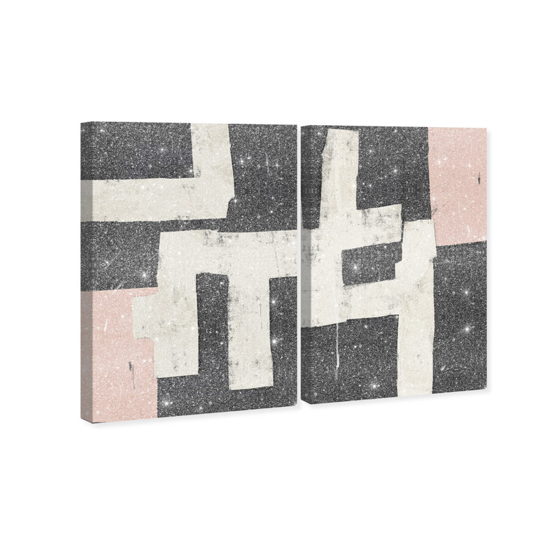 Placed Together Set Set by Oliver Gal, 16"H x 24"W, Gallery Wrapped