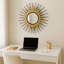 Art mural en miroir Sunburst