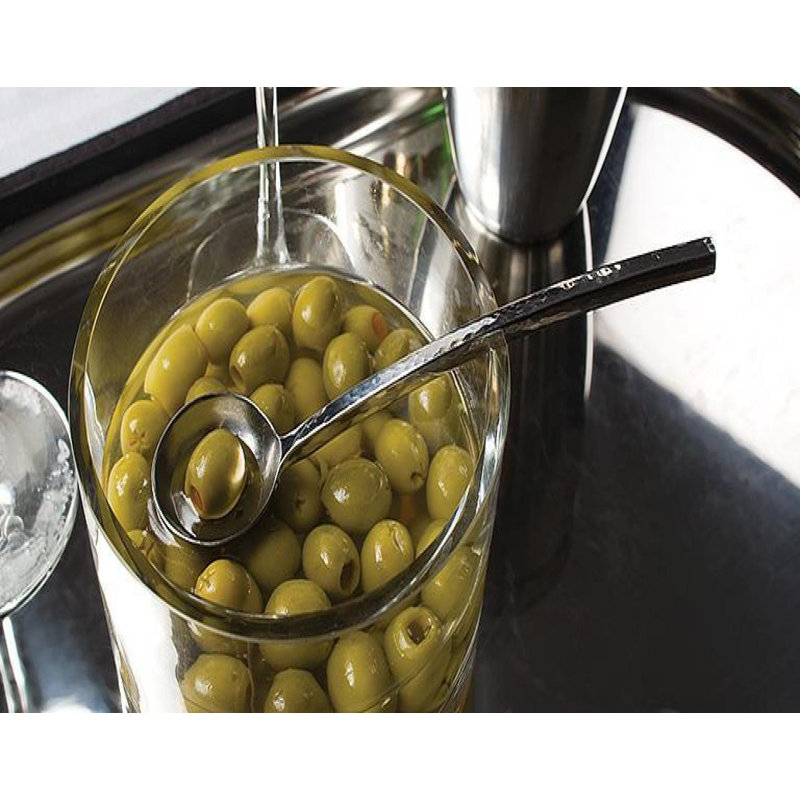 Cuillère olive à poignée martelée