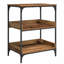 Kitchen Trolley Engineered Wood Dining Room Cart Serving Station Mobile