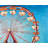 Braided Polyester Placemats Set of 4 - Ferris Wheel Design
