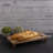 Acacia Wood Beaded Rect Riser