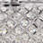 18.75"W Bevers 5-Light Large Silver Statement Chandelier with Cascading Crystals