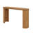 Console Table With Beaded Trim And Reversible Curved Legs-810083264