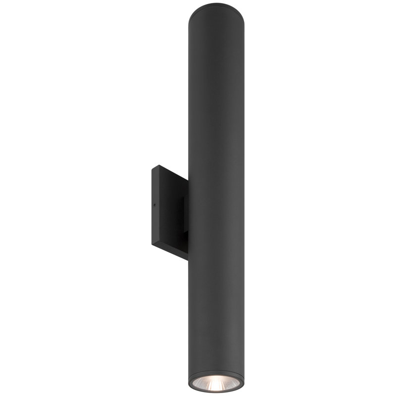Laveuse murale d'extérieur à DEL bidirectionnelle Sunset - H 10,25 po - Finition noire, 22" H