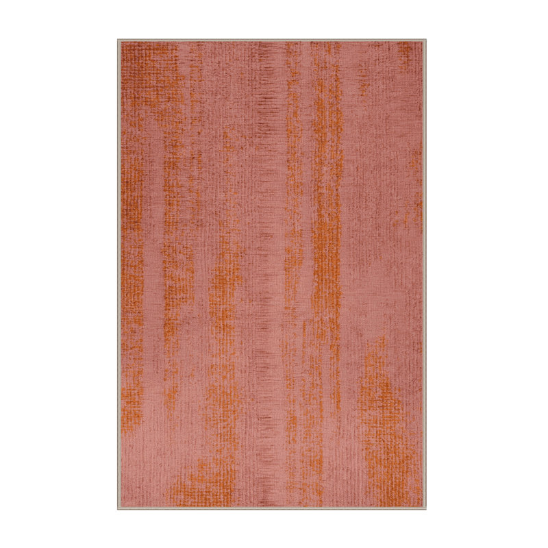 Tapis abstrait lavable à la machine