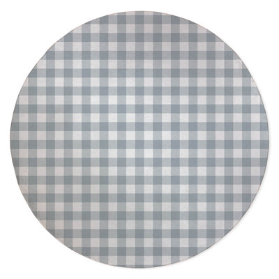 Proper Gingham Non-Slip Outdoor Rug