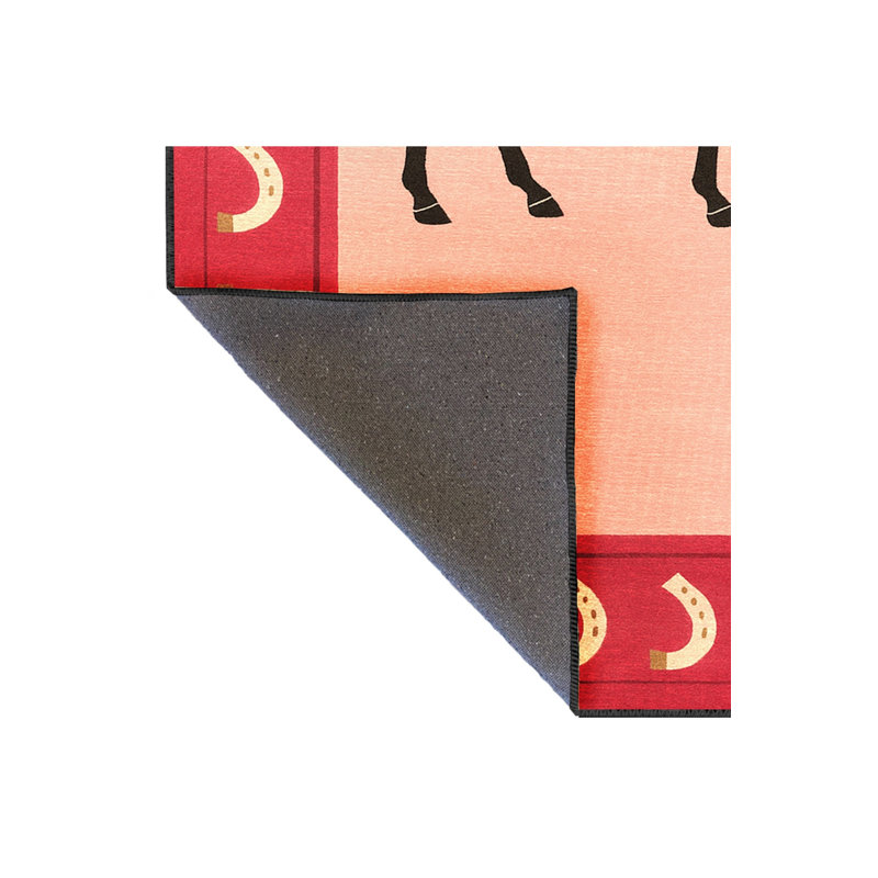 Tapis beige tissé à l'envers Mosso, 4'11" x 7'7"