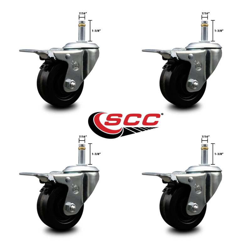 Grip Ring Stem Caster Set