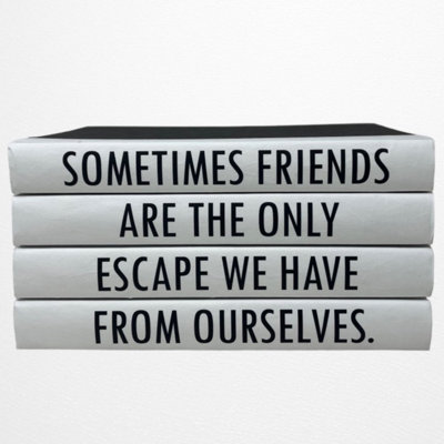 Quote Entertainment Decorative Book
