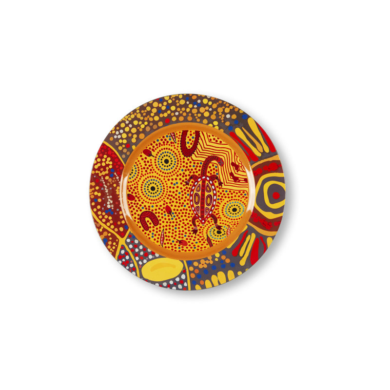 Aboriginal No Pattern Round Placemat