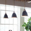 Luminaire suspendu en forme de cloche à 1 lumière Amelia-963152953