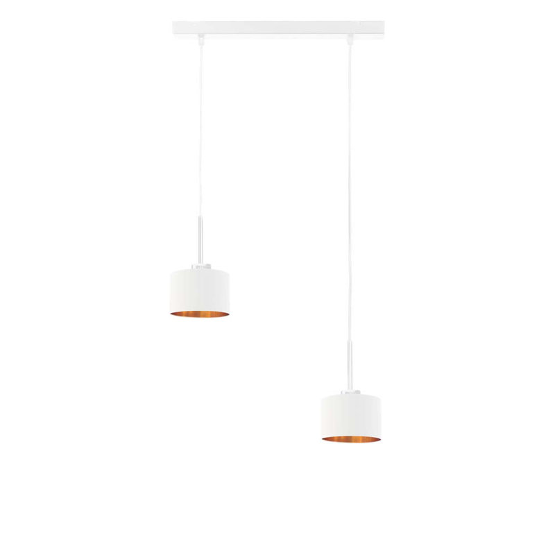 Harpa 2 - Light Drum Pendant, White, White