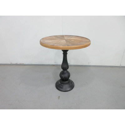 Wooden End Tables Retro Side Table French Country Accent Coffee Side Table Modern Small Round Tea Table Pedestal Side End Table for Living Room Househ