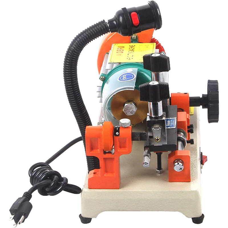 Key Duplicating Machine 110V Horizontal Key Copy Machine Cutter Cutting Machine, 120W