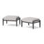 Repose-pieds Calliann avec coussin Sunbrella