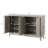 Versatile Storage Cabinet with Stylish Relief Doors for Various Rooms