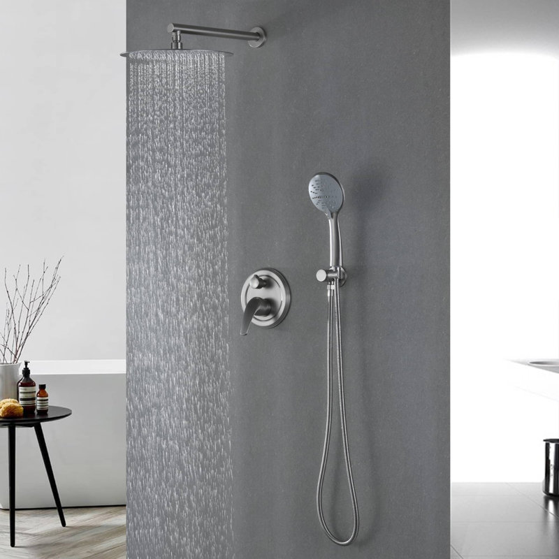 All-In-One Kit with Rough in-Valve, Brushed Nickel