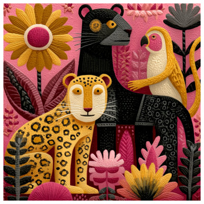 Colorful Animal Scene Blankets
