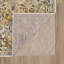 Tapis oriental jaune / bleu-61240460
