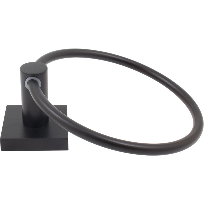 Anneau à serviette Vienna par Stone Harbor Hardware, Noir mat