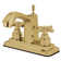 Tampa Centerset Bathroom Faucet with Double Cross Handles