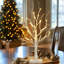 Birch Tree With Led Lights,Christmas Tree Decorations Indoor With Timer, Lighted Mini Small Artificial Lamp Prelit Twig Tree Battery Operated For Table Centerpiece Home Party Decor