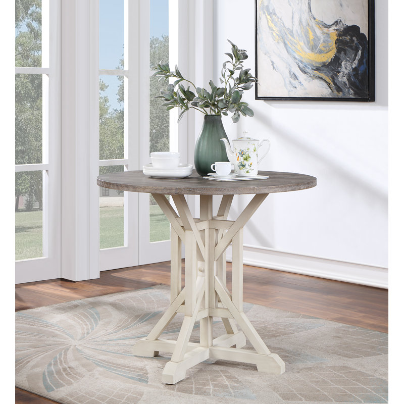 Amiee-Lee Round Dining Table, White