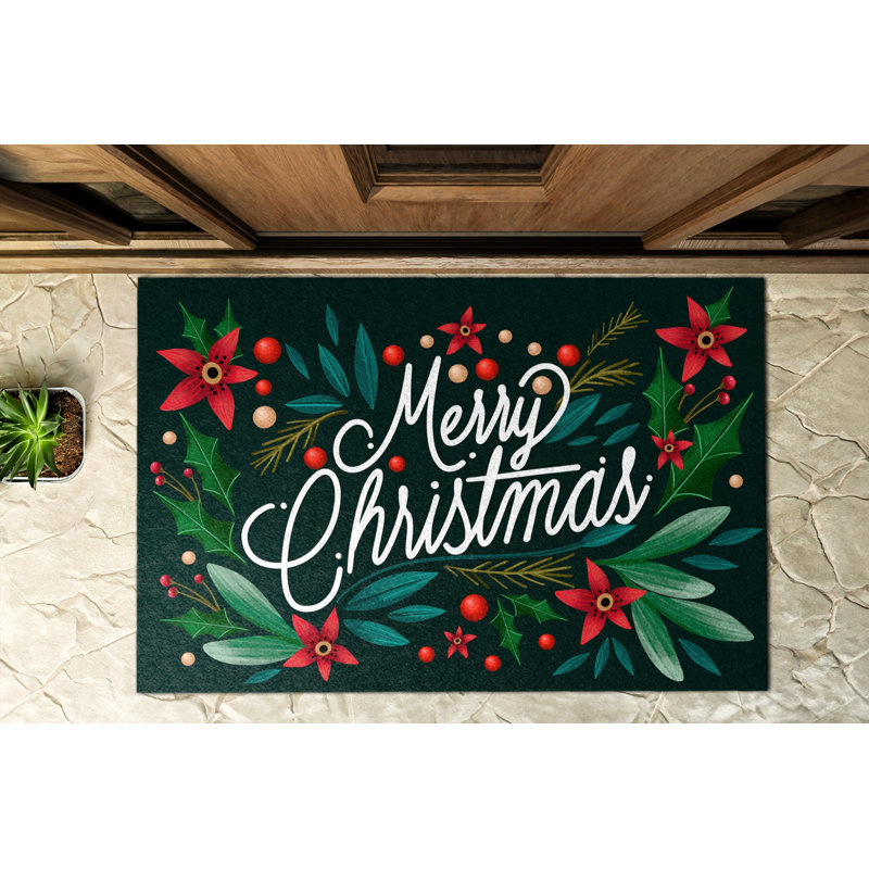 Non-Slip Christmas Outdoor Doormat