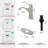 Single-handle Bathroom Faucet with Drain Assembly-90874664