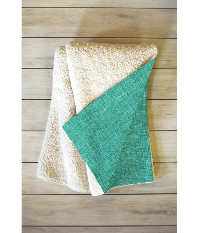 Couverture Holli Zollinger, L 60 po x l 50 po, Vert