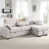 Beige Polyester Blend