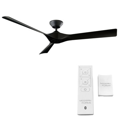 58" Torque 3 - Blade Outdoor/Indoor Smart Ceiling Fan with Remote Control Included, Works With Alexa and iOS or Android App