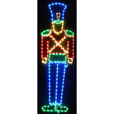 Large Soldier Holiday Lighted Display