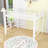 Classic Metal Loft Bed with Dual-Side Ladders-498580749