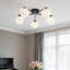 Glass Semi Flush Mount