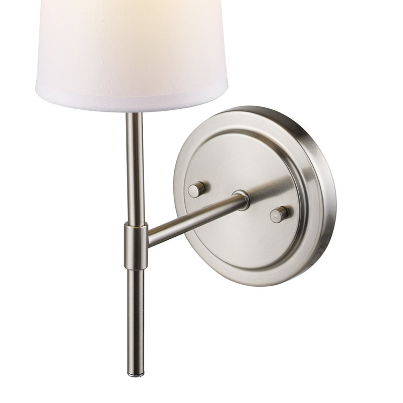 Clarissa Armed Sconce, Silver