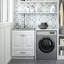 Armoire de salle à manger avec lavabo et robinet intégrés en acier inoxydable de 28 po Lawrence, blanc