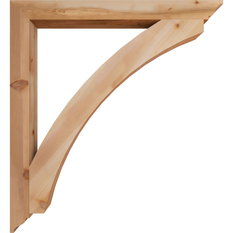 Support traditionnel Thorton, H 48 po x l 3,5 po x P 44 po, Cèdre rouge de l'Ouest (lisse)