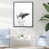 Black Floater Framed