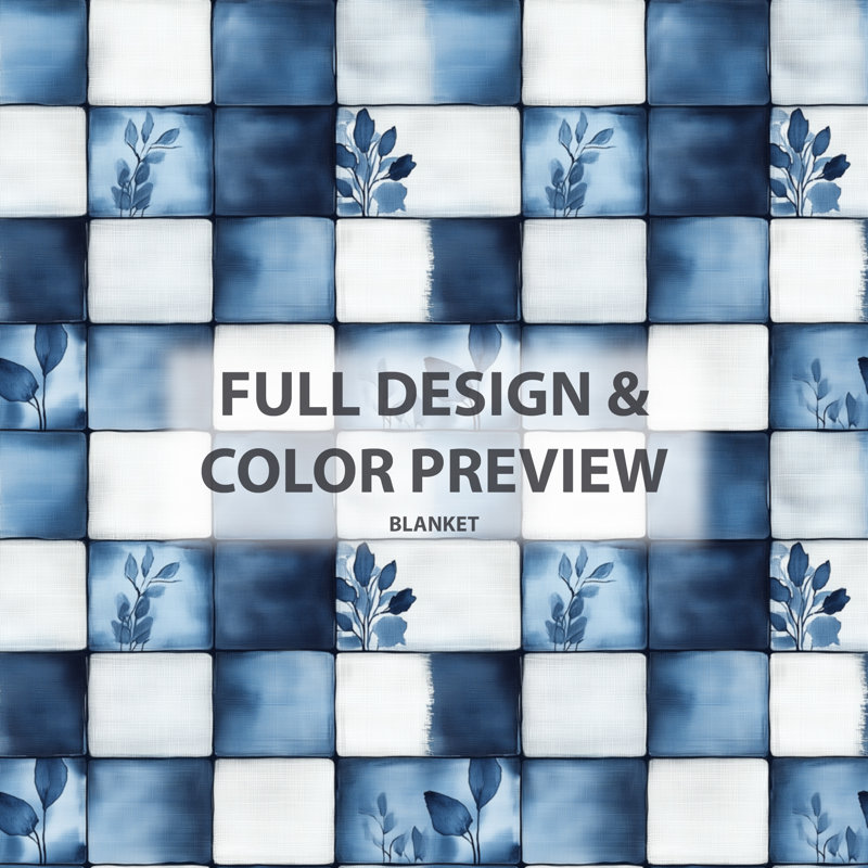 Linen Patch II – Patchwork Plush Blanket, Farmhouse Fleece Throw