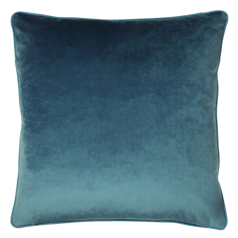Square Throw Cushion, Petrol