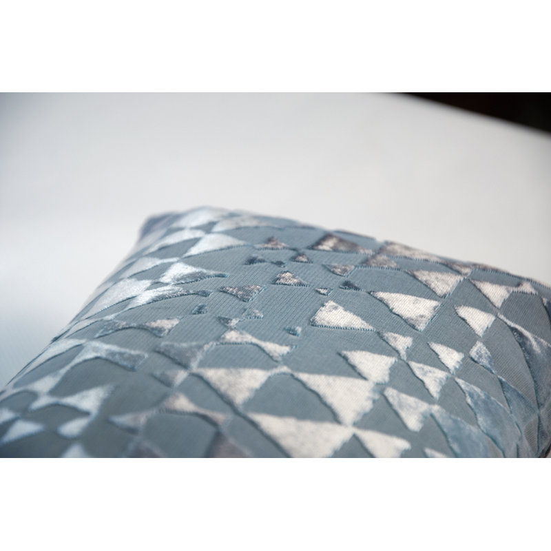 Square Velvet Pillow Cover & Insert, 22" x 22", Dusk