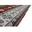 Tapis de style oriental rouge en laine noué à la main