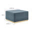 Repose-pieds rembourré Modway Tilden-96356062